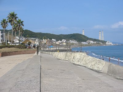 海岸の歩道